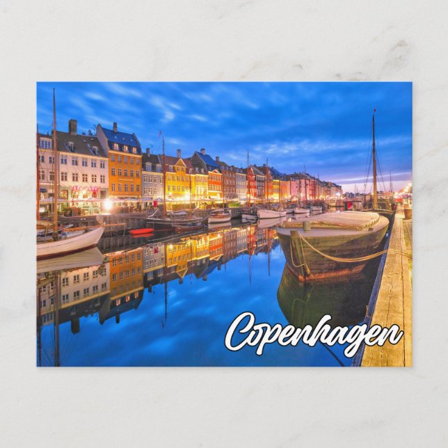 Carte Postale Copenhague, Danemark (Devant)