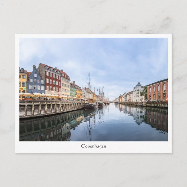 Carte Postale Copenhague Nyhavn (Devant)