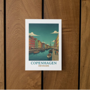 Carte Postale Copenhague vintage Danemark Architecture Historiqu