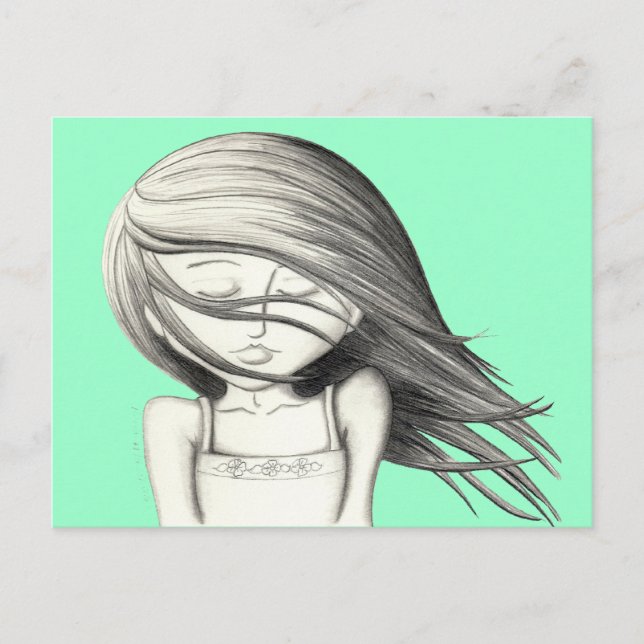 Carte Postale copie de la brise estivale (Devant)