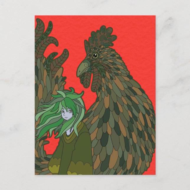 Carte Postale Coq (Devant)