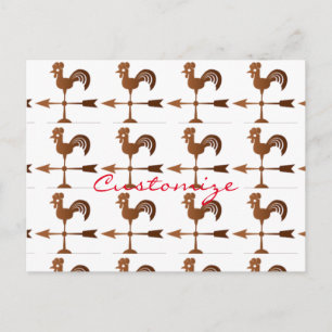 Carte Postale Coq Wethervane Thunder_Cove