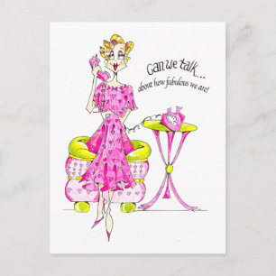 Carte postale Coque Vanity