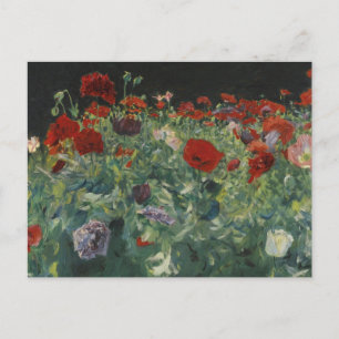 Carte Postale Coquelicots par John Singer Sargent