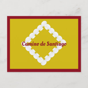 Carte Postale Coquille de Saint-Jacques de Compostelle