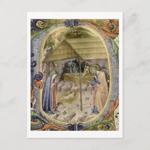 Carte Postale Corale / Graduale n° 5 Historié initial 'P' de