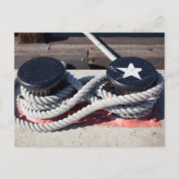 Corde attachée à deux bornes