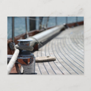 Carte Postale corde de bateau à voile