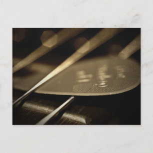 Carte Postale Cordes et bâton