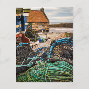 Carte Postale Cordes et pots de homard   Pittenweem, Ecosse