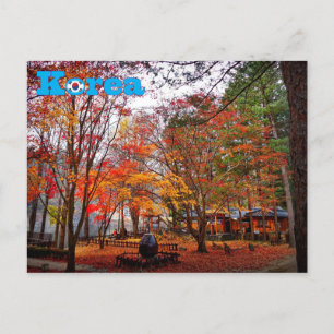 Carte Postale Corée Automne