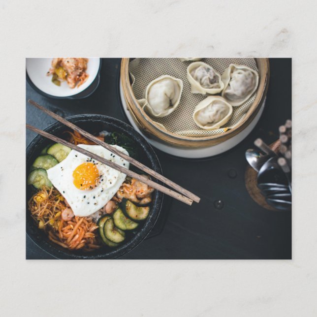Carte Postale Coréen Bibimbap Yam Yam Food (Devant)