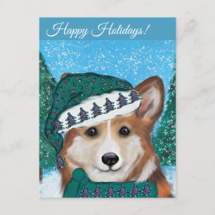 Carte Postale Corgi