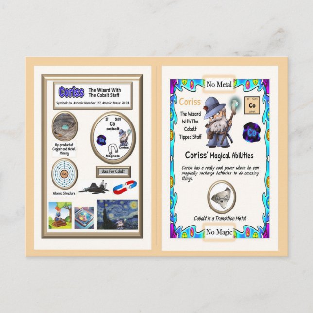 Carte Postale Coriss - Cobalt Trading Card (Devant)