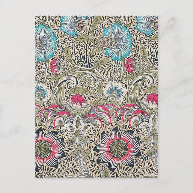 Carte Postale Corncockle, William Morris (Devant)
