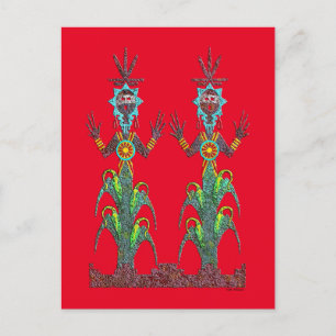 Carte Postale Corne bleu