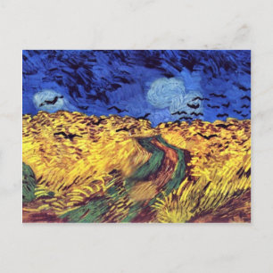 Carte Postale Corneilles Sur Wheatfield Par Vincent Van Gogh