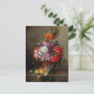Carte Postale Cornelis Johannes van Hulsteijn Vase avec Fleurs
