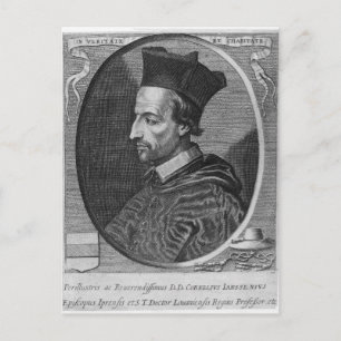 Carte Postale Cornelius Jansen, évêque d'Ypres