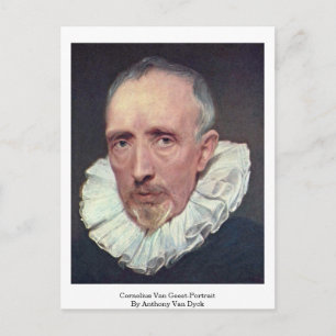 Carte Postale Cornelius Van Geest-Portrait Par Anthony Van Dyck