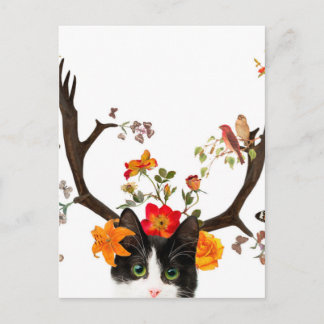 Carte Postale Cornes de chat