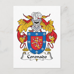Carte Postale Coronado Family Crest