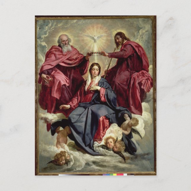 Carte Postale Coronation de la Vierge, c.1641-42 (Devant)