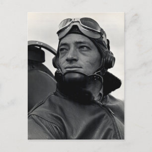 Carte Postale Corps des Marines 2ème guerre mondiale Ace Major J