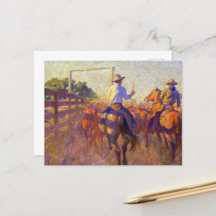 Carte Postale Corral Dust par Maynard Dixon