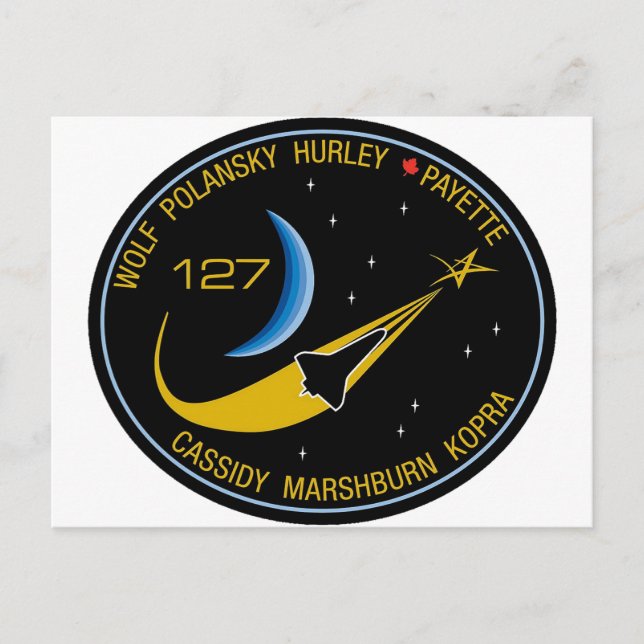 Carte Postale Correctif de mission STS-127 (Devant)