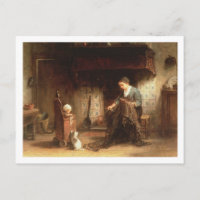 Correction des filets (huile sur panneau)