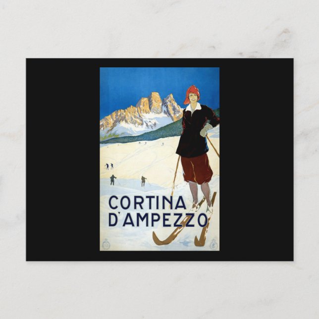 Carte Postale Cortina D'ampezzo (Devant)