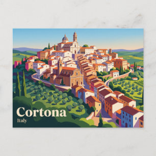 Carte Postale Cortona, Toscane, Italie