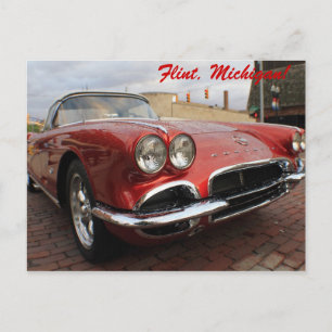 Carte Postale Corvette vintage