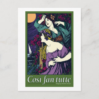 Carte Postale Così fan tutte, Opéra