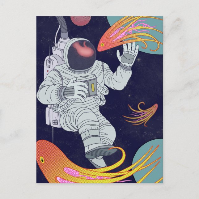 Carte Postale Cosmonaut (Devant)