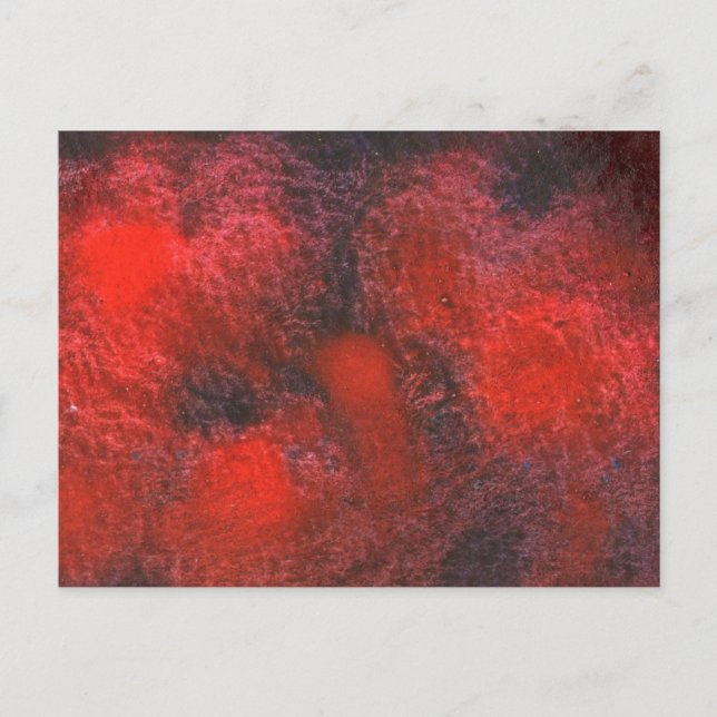 Carte postale "Cosmos Red" Abstrait Design (Devant)