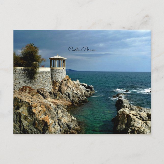 Carte Postale Costa Brava, Espagne (Devant)