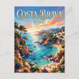 Carte Postale Costa Brava Espagne