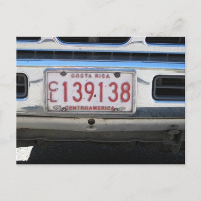 Carte postale Costa Rica (Devant)