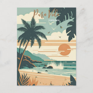 Carte Postale Costa Rica Beach Pura Vida