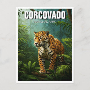 Carte Postale Costa Rica Parc national Voyage Jaguar