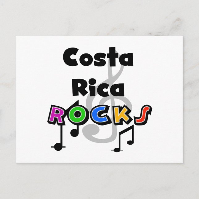 Carte Postale Costa Rica Rocks (Devant)