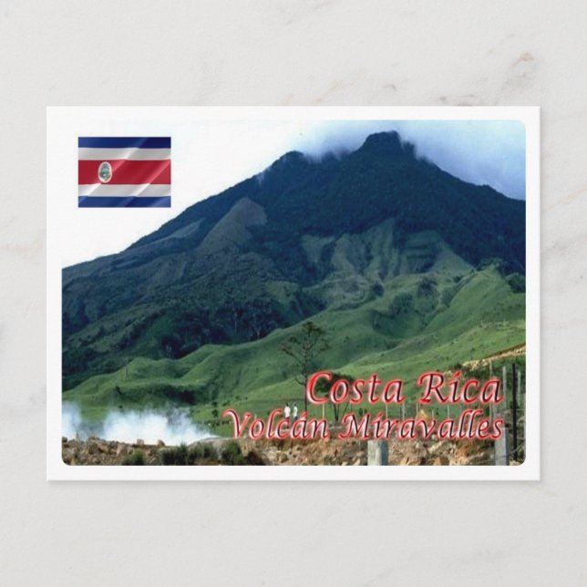 Carte Postale Costa Rica - Volcan Miravalles - (Devant)