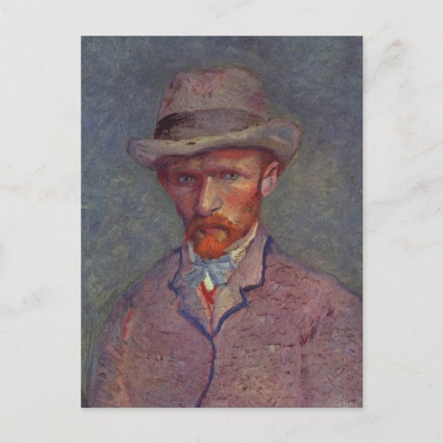 Carte Postale Costume d'auto-portrait de Vincent Van Gogh (Devant)