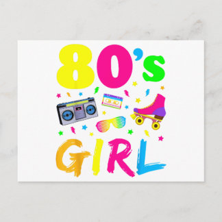 Carte Postale Costume de fête d'anniversaire de fille des années