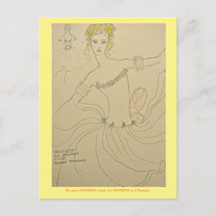 Carte Postale Costume de principe Sylphide en ballet