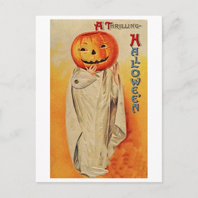 Carte Postale Costume de Thrilling Halloween (Devant)