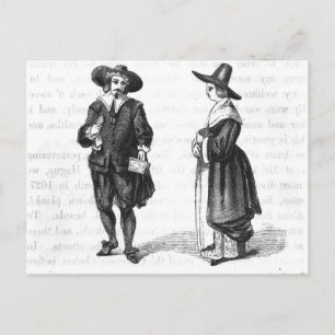 Carte Postale Costume des pèlerins
