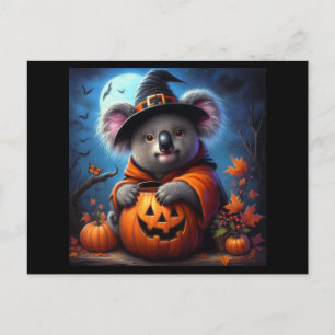 Carte Postale Costume Koala Halloween